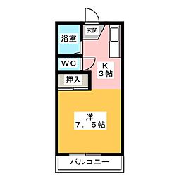 間取図画像 1K