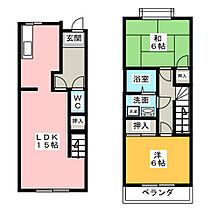 レイクサイド・ヴィラＡ  ｜ 三重県津市一身田上津部田（賃貸アパート2LDK・1階・68.00㎡） その2