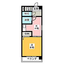 燦新町  ｜ 三重県津市新町１丁目（賃貸マンション1K・8階・30.30㎡） その2