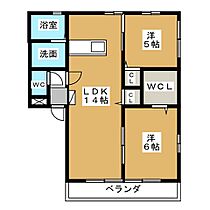 ディアコートＡ  ｜ 三重県津市鳥居町（賃貸アパート2LDK・2階・57.29㎡） その2