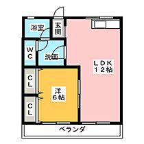 メゾン薮下  ｜ 三重県津市一身田中野（賃貸マンション1LDK・2階・39.60㎡） その2