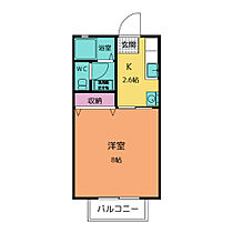 ハイツ山の手  ｜ 三重県津市渋見町（賃貸アパート1K・2階・25.92㎡） その2