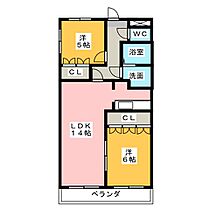 グランディール弐番館  ｜ 三重県津市一志町高野（賃貸マンション2LDK・1階・57.75㎡） その2