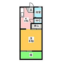 石神ハイツＢ  ｜ 三重県津市白塚町（賃貸アパート1K・1階・24.71㎡） その2