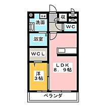 ラルーチェ城山  ｜ 三重県津市城山３丁目（賃貸アパート1LDK・3階・30.35㎡） その2