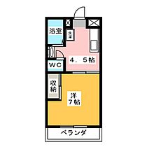 コーポサンシャイン  ｜ 三重県津市一身田中野（賃貸マンション1K・2階・26.40㎡） その2