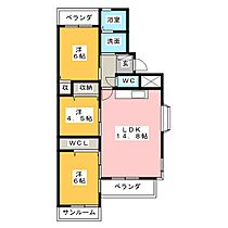 大谷ヒルズ　Ｃ棟  ｜ 三重県津市大谷町（賃貸マンション3LDK・3階・66.74㎡） その2