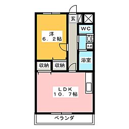 間取図画像 1LDK
