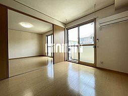 ブラン・ブルー　Ｄ 1階2LDKのリビング/ダイニング