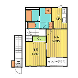 間取図画像 1LDK