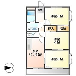 らべんだー 3LDKの間取図画像