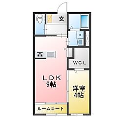Ciel Lapis 1LDKの間取図画像