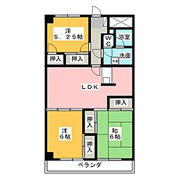 マリンスクエア 3LDKの間取図画像