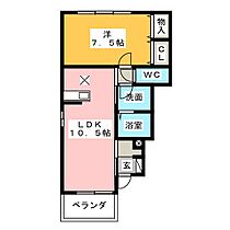 カーム  ｜ 三重県鈴鹿市長太旭町３丁目（賃貸アパート1LDK・1階・42.83㎡） その2