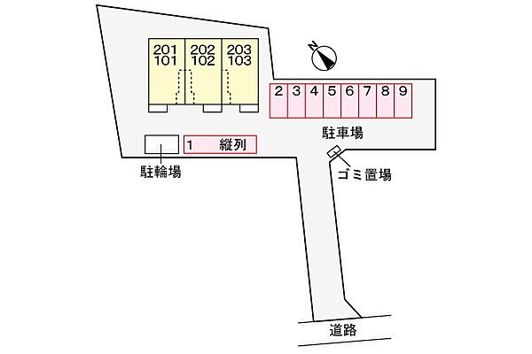 ソレイユ・MM 101｜三重県鈴鹿市岸岡町(賃貸アパート1LDK・1階・50.01㎡)の写真 その16