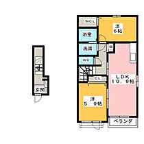 エスポワール・Ｅ  ｜ 三重県鈴鹿市長太栄町３丁目（賃貸アパート2LDK・2階・57.21㎡） その2