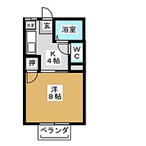 ベルハイムスズカ  ｜ 三重県鈴鹿市稲生西３丁目（賃貸アパート1K・2階・23.18㎡） その2