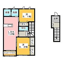 ＦＥＬＩＣＥ  ｜ 三重県鈴鹿市東磯山２丁目（賃貸アパート2LDK・2階・60.75㎡） その2