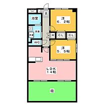 ルネス　チャービル  ｜ 三重県鈴鹿市末広東（賃貸マンション2LDK・1階・58.50㎡） その2