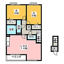 アーデフライア　Ｂ棟  ｜ 三重県鈴鹿市西条６丁目（賃貸アパート2LDK・2階・65.88㎡） その2