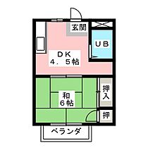 サンハウス住吉  ｜ 三重県鈴鹿市住吉４丁目（賃貸マンション1DK・2階・26.91㎡） その2