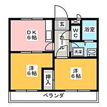 プリマベール  ｜ 三重県鈴鹿市南堀江２丁目（賃貸マンション2DK・2階・42.00㎡） その2