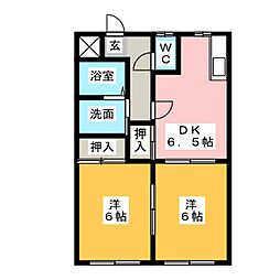 間取図画像 2DK
