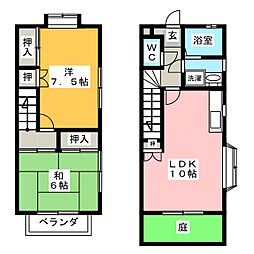 メゾンパティオ 2LDKの間取図画像