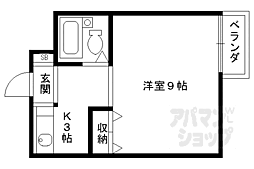 ＡＮＮＥＸ21 2階1Kの間取り