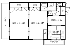 京都府京都市右京区西院三蔵町（賃貸マンション3LDK・4階・73.50㎡） その2