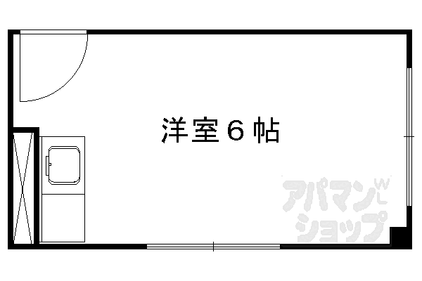 京都府京都市中京区壬生松原町(賃貸マンション1R・3階・10.00㎡)の写真 その2