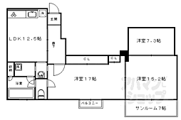 京福電気鉄道北野線 宇多野駅 徒歩13分 2階/-