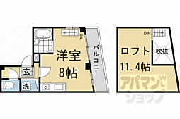 ハイムリッツ 3階ワンルームの間取り