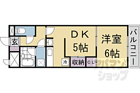 パインベルテ御陵 307 ｜ 京都府京都市山科区御陵大津畑町（賃貸マンション1DK・3階・26.43㎡） その2