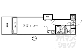 ロイヤルビーブル 105 ｜ 京都府京都市下京区柿本町（賃貸マンション1R・1階・26.68㎡） その2