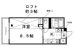 サンフェスタ東福寺（Ａ・Ｂ棟） 3階