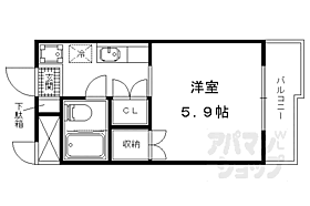 サンガーデン山科 218 ｜ 京都府京都市山科区大宅神納町（賃貸マンション1K・2階・19.25㎡） その2