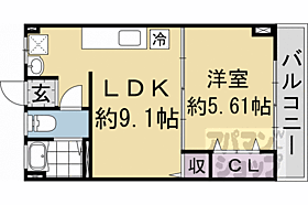 京都府京都市伏見区桃山町中島町（賃貸マンション1LDK・1階・32.37㎡） その2