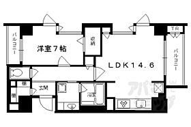 京都府京都市中京区錦小路油小路東入ル空也町（賃貸マンション1LDK・2階・56.56㎡） その2