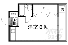 京都府京都市伏見区桃山町鍋島（賃貸マンション1R・2階・19.25㎡） その2