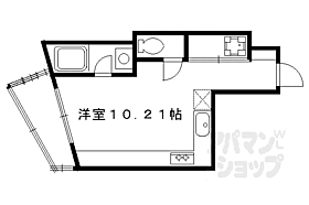 京都府京都市伏見区深草キトロ町（賃貸マンション1R・4階・22.64㎡） その2