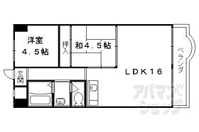 京都府京都市伏見区竹田向代町（賃貸マンション2LDK・9階・52.89㎡） その2