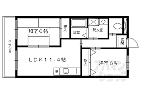 レヴェンテ翠香 201 ｜ 京都府乙訓郡大山崎町円明寺小字香田（賃貸マンション2LDK・2階・59.00㎡） その2