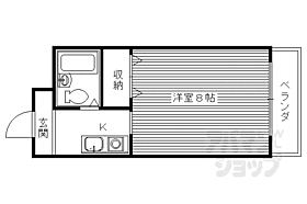 京都府京都市右京区西京極南大入町（賃貸マンション1K・1階・22.00㎡） その2