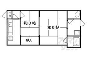 京都府京都市右京区太秦北路町（賃貸アパート2K・1階・28.00㎡） その2