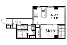 京都府京都市中京区岩上通三条下る下八文字町（賃貸マンション1LDK・4階・50.42㎡） その2