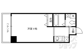 京都府京都市伏見区上油掛町（賃貸マンション1K・3階・24.36㎡） その2