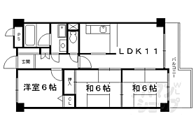 京都府京都市伏見区中島河原田町（賃貸マンション3LDK・2階・58.38㎡） その2