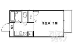 ディアス北花山II 1階1Kの間取り
