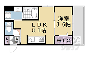 Ｃｏｚｙ　Ｃｏｔｅ　上鳥羽 206 ｜ 京都府京都市南区上鳥羽南鉾立町（賃貸アパート1LDK・2階・30.33㎡） その2